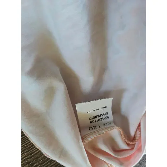 Vintage Style Floral Girls Dress with Bolero Cardigan Size 120 (6-7) Orange - Picture 5 of 6